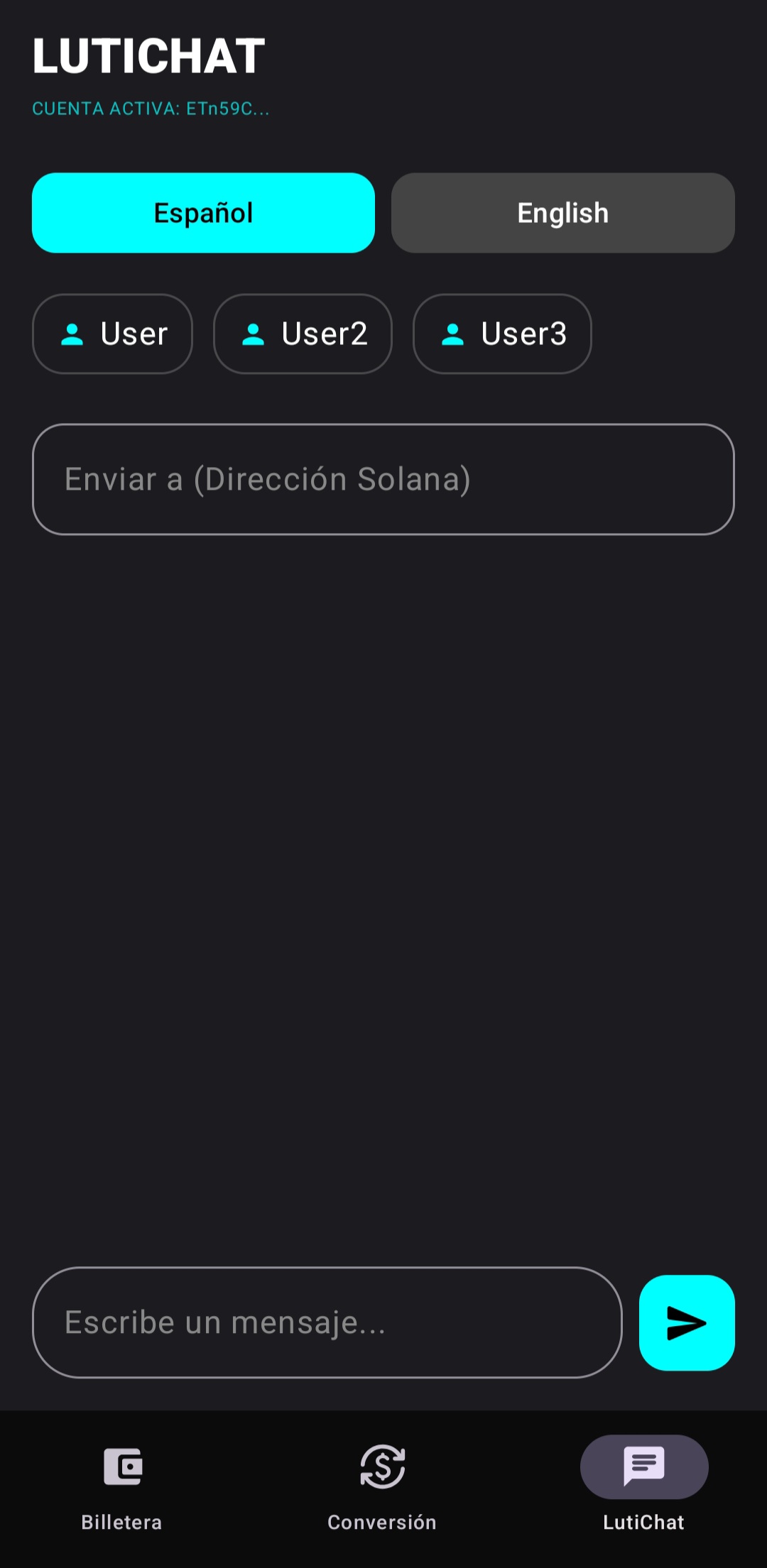 LutiChat UI