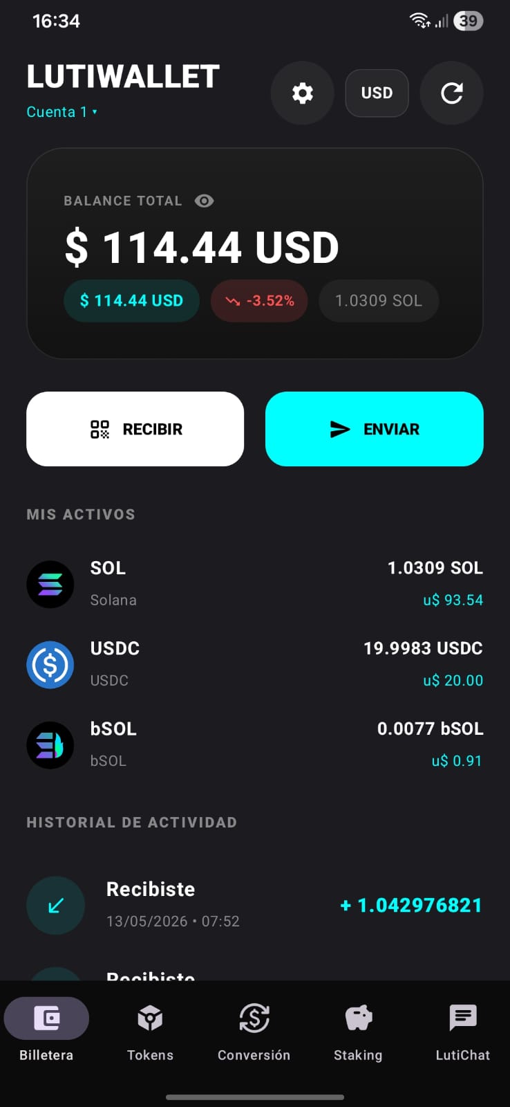 LutiWallet App